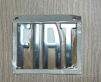 Logo Scritta FIAT Cromato