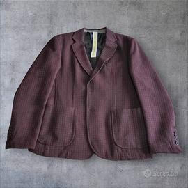 Giacca Hamaki-Ho Uomo Slim Fit Bordeaux 🧥