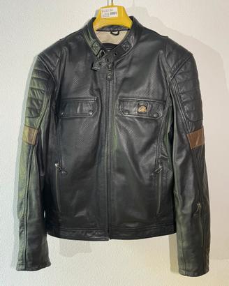 Giacca Moto in Pelle Black-Cafe London Brooklyn