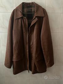 Giaccone pelle uomo M Wear tg 50, sped. inclusa