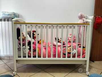 lettino e fasciatoio per neonati 