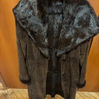 Cappotto in Lapin scamosciato