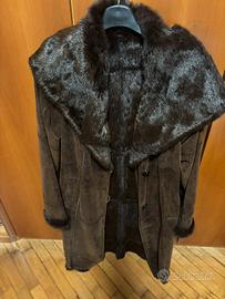 Cappotto in Lapin scamosciato
