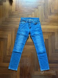 Levis Uomo 511 taglie W30 L32 Come nuovo blu