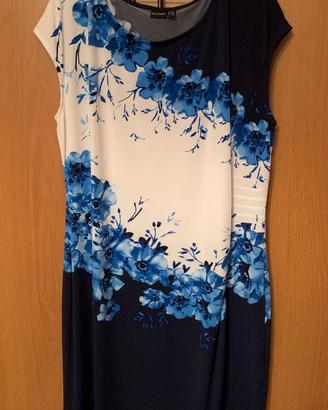 Abito in maglina Blu e bianco Bonprix Bodyflirt