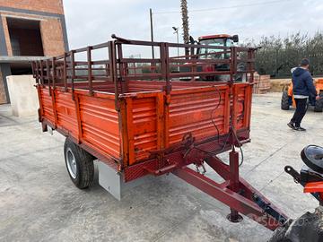 Trattore carrello omologato marca D AMICO ribaltab