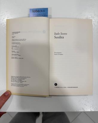 Senilità di Italo SVEVO