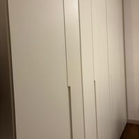 Coppia Armadio Rovere bianco