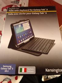 tastiera con cover per galaxy tab 3