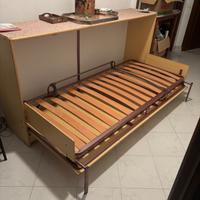 Mobile letto a scomparsa legno