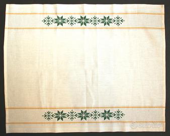 Tovagiietta a Punto Croce "SIMBOLI" anni 80