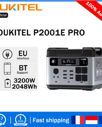 Power Station OUKITEL P2001E PRO 2048Wh 3200W
