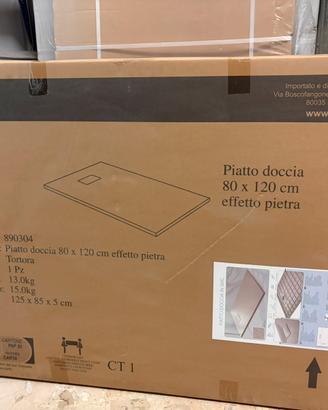 Piatto doccia in resina 80x120      Sabbia