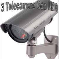 3 pezzi DUMMYCAM30 Telecamera con LED Lampeggiante