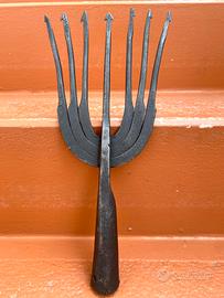 Fiocina Antica Forgiata A Mano 29 Cm Perfetta