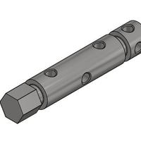 Rullino inox tendifilo per pali testata metallo