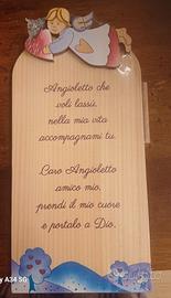 Quadretto per neonato legno