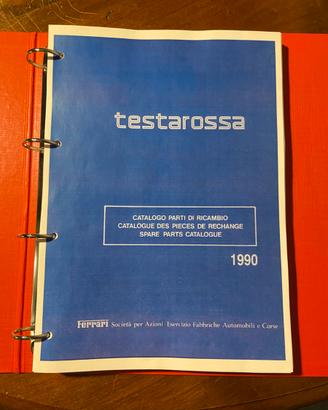 Ferrari Testarossa  - catalogo spare parts