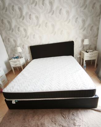 letto matrimoniale contenitore e Materasso 