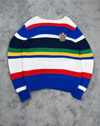 Polo Ralph Lauren maglione Yacht Club a righe S
