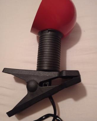 Lampada da tavolo con molletta