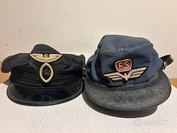 2 cappelli ferroviere fs mua treni