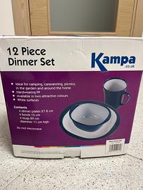 Set 12 pezzi da campeggio Kampa