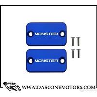 Coppia coperchi Pompa freni Ducati Monster blù