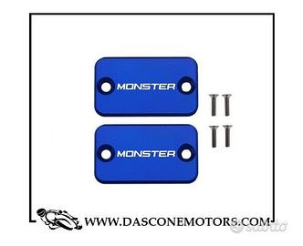 Coppia coperchi Pompa freni Ducati Monster blù