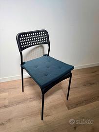 50 Sedie IKEA Sandberg nere impilabili + 50 cuscin