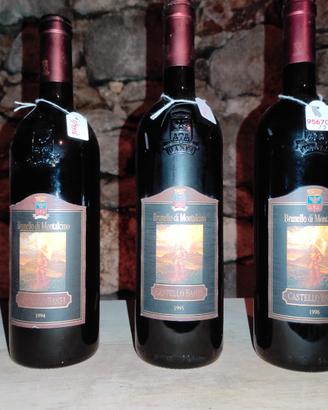 Brunello di Montalcino Castello Banfi 1995 + 1996