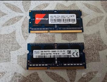 Ram DDR3 sodimm  2x 4GB 