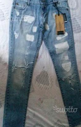 Jeans pantalone regenerate by Mangano