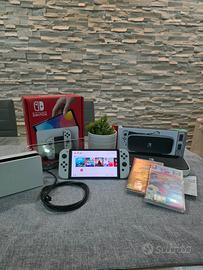 Nintendo Switch OLED Bianca