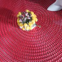 vaso in porcellana marchiata  con la N in blu