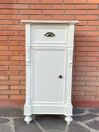 Mobiletto vintage con piano in marmo