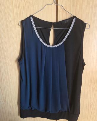 Blusa donna sbracciata elegante "Lizalu'"  XXL