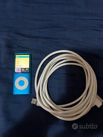 Apple iPod nano 4ª gen A1285 blu 8GB vintage