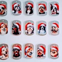 Medaglietta cane personalizzate Natale 
