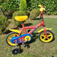 Bici Spiders con ruotini e ruote da 12''