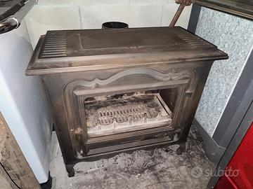 Stufa a legna GODIN in ghisa "Le Grand Regence"