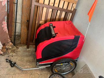 Trasportino da bici per cani