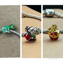 Charm argento Disney compatibili bracciali Pandora