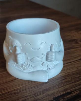 Vaso artistico da dipingere | "Il Mare"