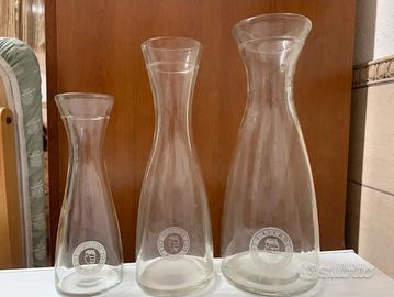 3 VECCHIE BOTTIGLIE DI VINO DA OSTERIA VINTAGE 