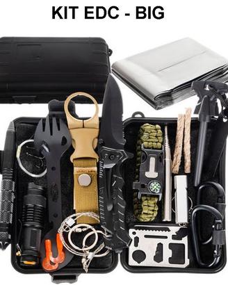 Kit sopravvivenza trekking campeggio survival EDC