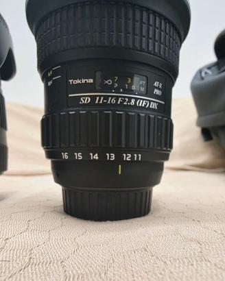 Tokina 11-16 2.8 attacco nikon