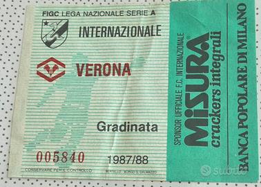 vecchio biglietto 1987/88