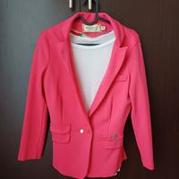 Giacca met rosso fragola