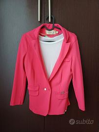 Giacca met rosso fragola